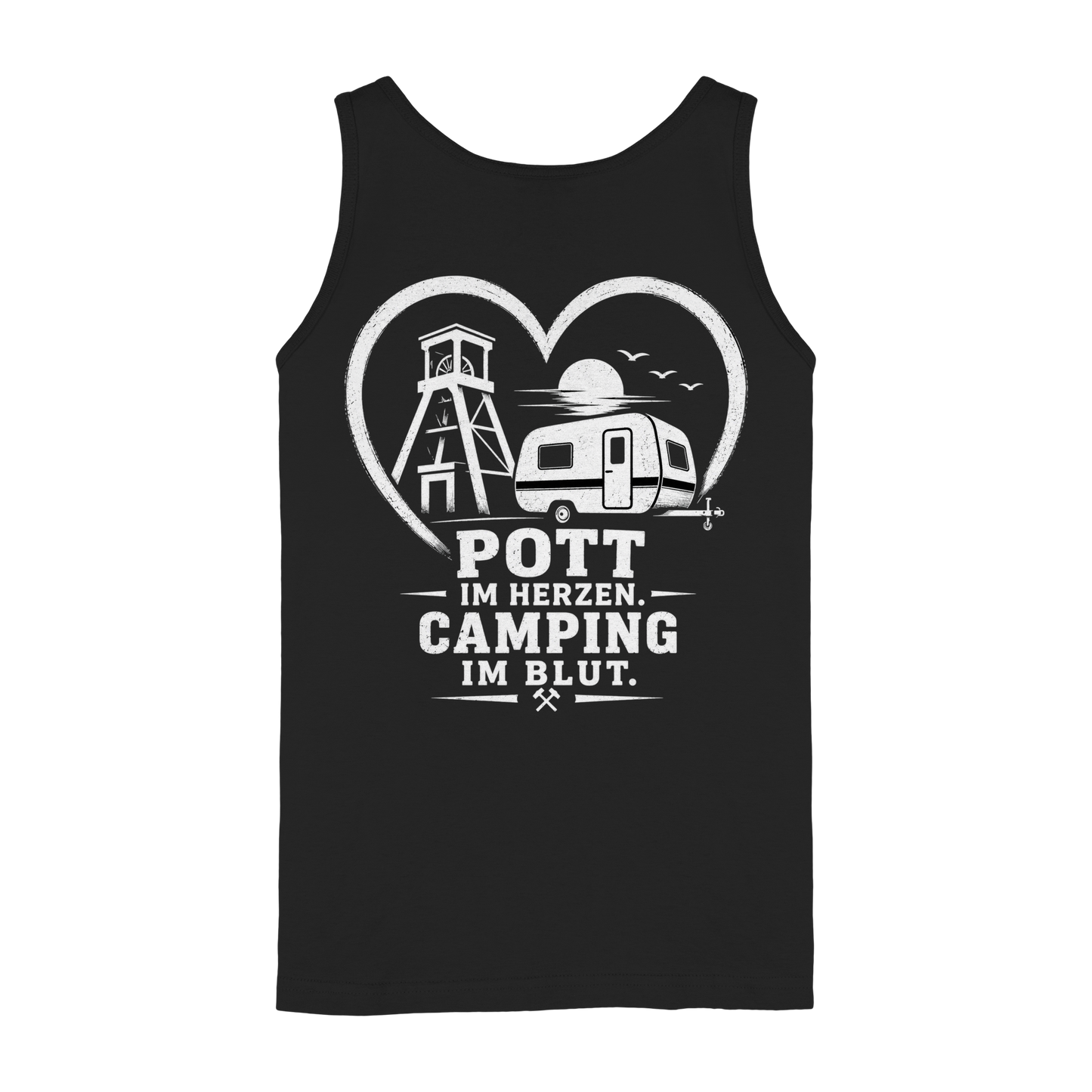 POTT IM HERZEN. CAMPING IM BLUT - Ladies Tank-Top