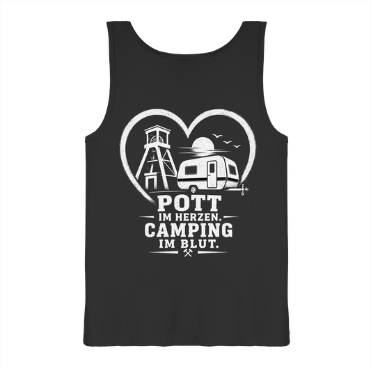 POTT IM HERZEN. CAMPING IM BLUT - Tank-Top